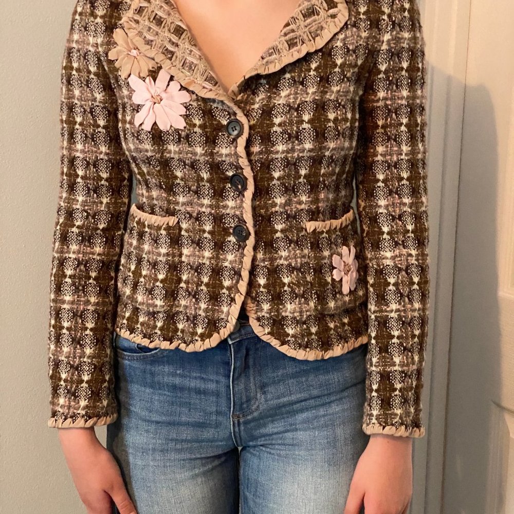 MOSCHINO couture  wool boucle Jacket